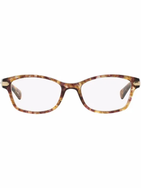 Coach Tag Temple tortoiseshell glasses Brown HC60655287