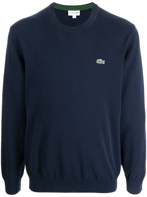 Lacoste logo embroidery sweatshirt Blue AH198500