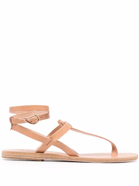 Ancient Greek Sandals Estia T-bar leather sandals Neutrals ESTIAVACHETTANATURAL