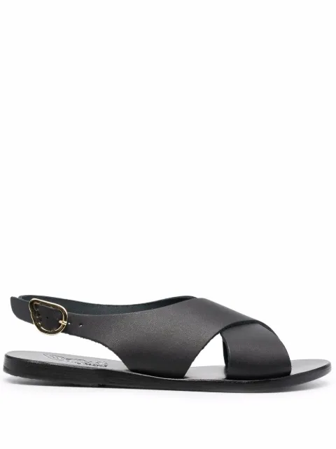 Ancient Greek Sandals Maria crossover-strap sandals Black MARIAVACHETTABLACK