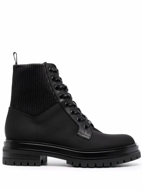 Gianvito Rossi Martis lace-up boots Black G7388420GOMDCE