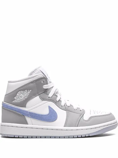 Jordan Air Jordan 1 Mid "Grey Blue" sneakers White BQ6472