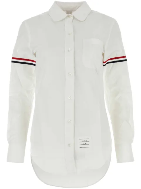 Thom Browne RWB stripe shirt White FLL019E03113