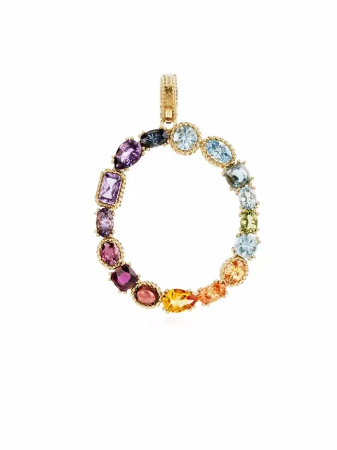 Dolce & Gabbana 18K yellow gold O letter pendant Gold WANR1GWMIXO