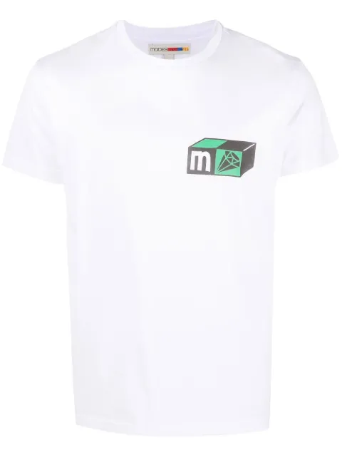 MODES GARMENTS graphic-print cotton T-shirt White MODEST000
