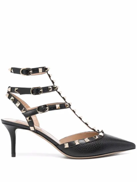 Valentino Garavani 65mm Rockstud caged heeled pumps Black WS0375VCE