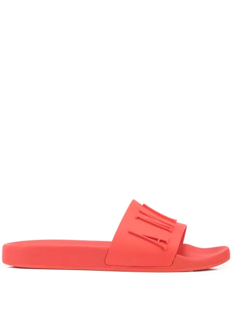 AMIRI embossed-logo slides Red MFF001
