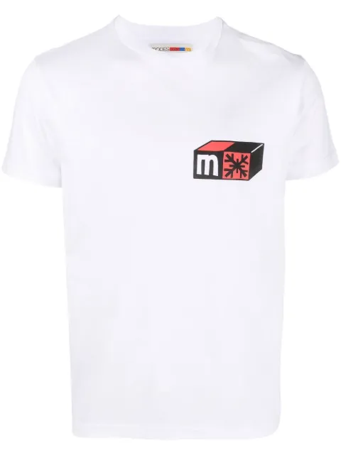MODES GARMENTS graphic-print cotton T-shirt White MODEST000