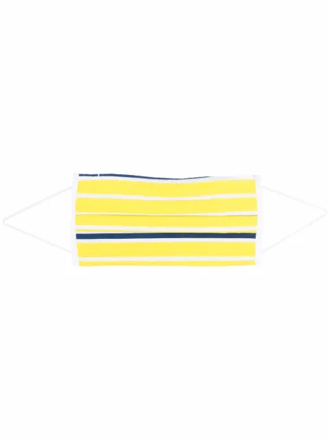 Fedeli stripe-print face mask Yellow 3UE00333CE