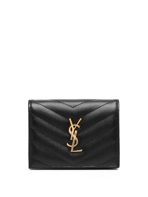 Saint Laurent Cassandre wallet Black 668290BOWA1