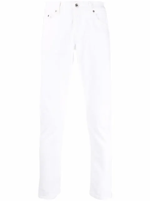 DONDUP high-rise slim fit jeans White UP168BS0033UPTD
