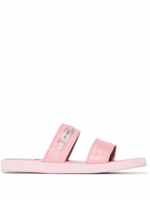 BY FAR Easy leather sandals Pink 22CRESPIGRL