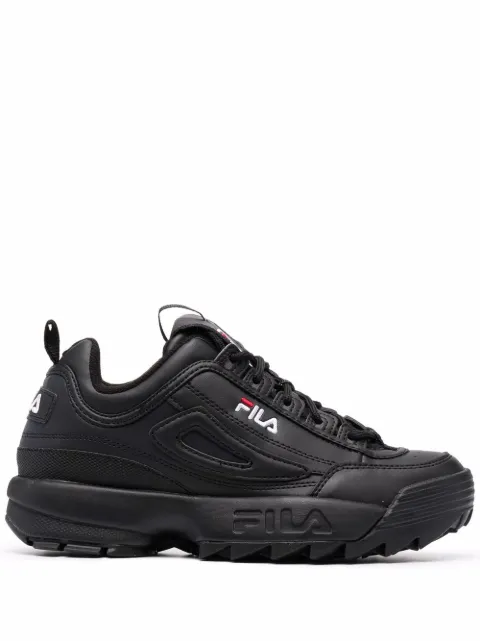 Fila disruptor low trainers Black 1010302LEATHER12V