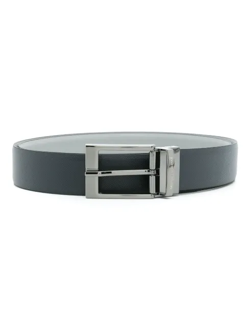 Armani Exchange logo square-buckle belt Black 951060CC236