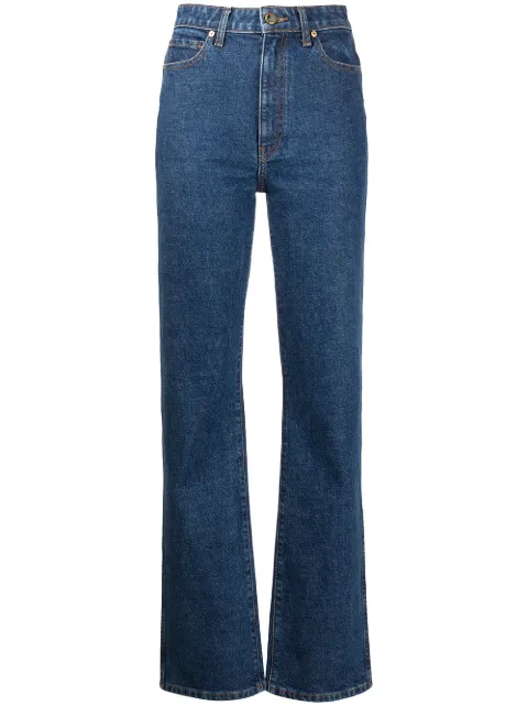 KHAITE The Danielle high-rise jeans Blue 1032069069