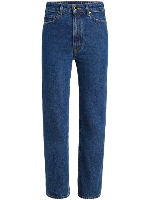 KHAITE The Abigail straight-leg jeans Blue 1071074074