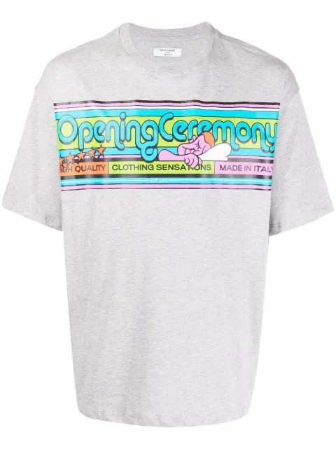 Opening Ceremony Cartoonish printed T-shirt Grey YMAA001F21JER0020584