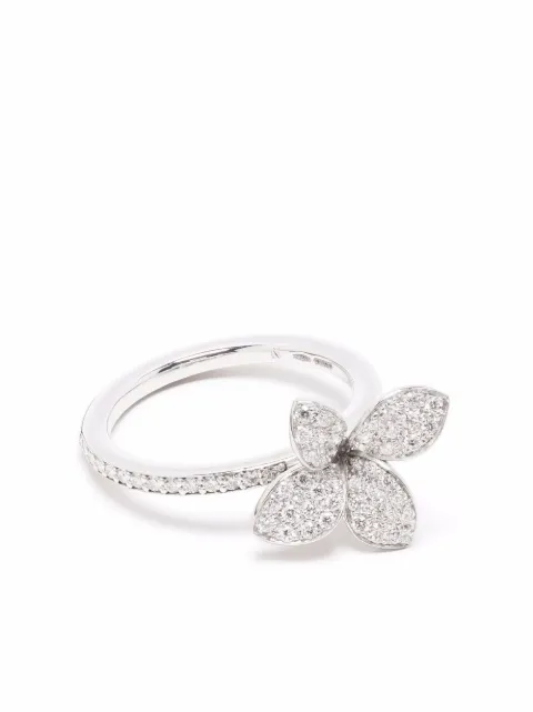 Pasquale Bruni 18kt white gold Petit Garden diamond ring Silver 15381B