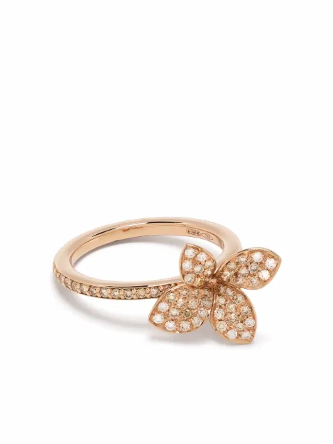 Pasquale Bruni 18kt rose gold Petit Garden diamond ring Pink 15380R