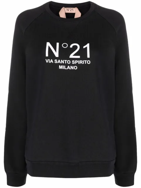 Nº21 logo sweatshirt Black 21IN2M0E0316323