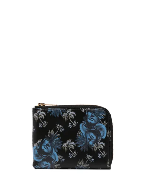 Undercover graphic-print leather wallet Black UC1A4C032