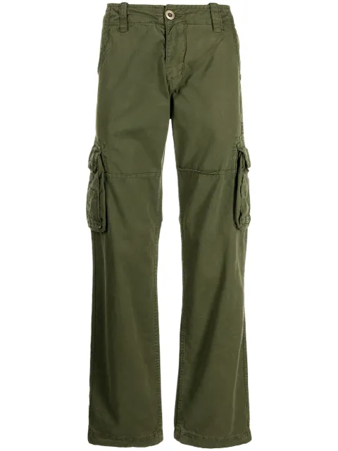 Alpha Industries straight-leg cargo trousers Green 101212