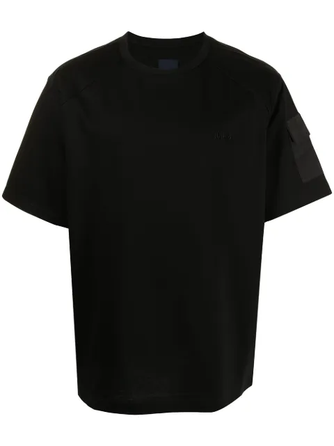 Juun.J embroidered-logo T-shirt Black JC1742P015