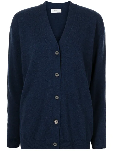 Pringle of Scotland V-neck cashmere cardigan Blue WTK064