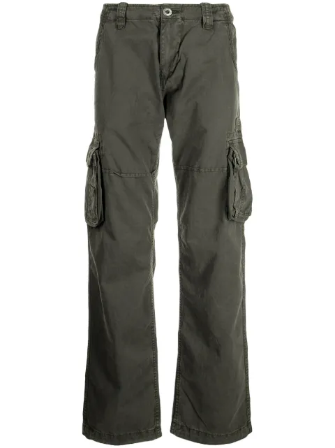Alpha Industries straight-leg cargo trousers Grey 101212