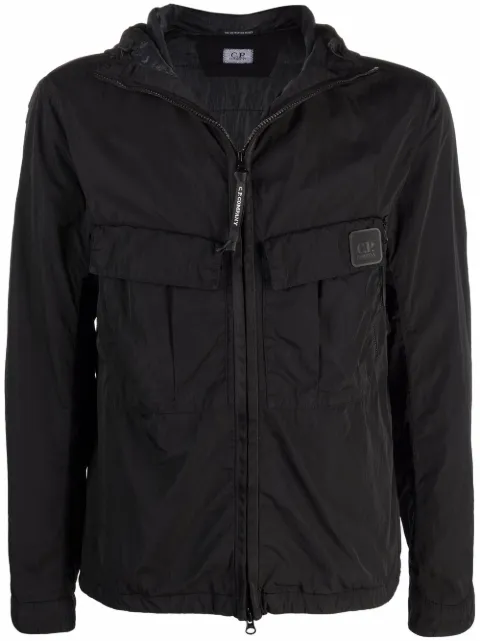 C.P. Company Chrome hooded jacket Black MOS149A00