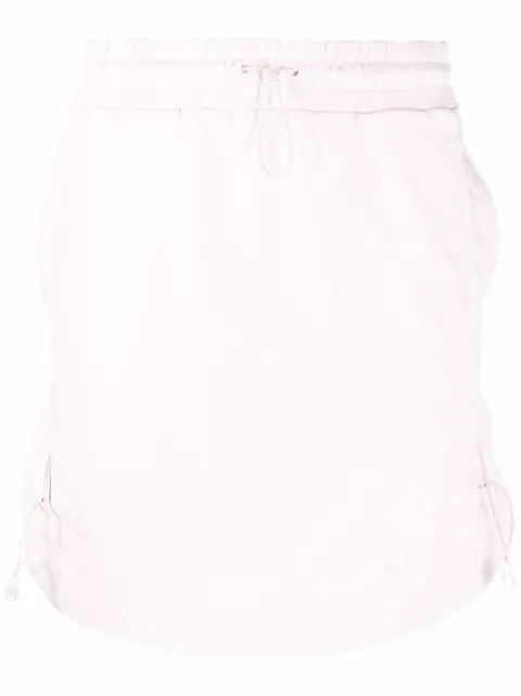 MCQ draped cotton miniskirt Purple 662616RRJ51