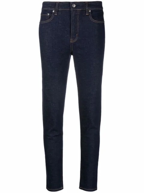 Lauren Ralph Lauren high-rise skinny ankle Blue 200818157