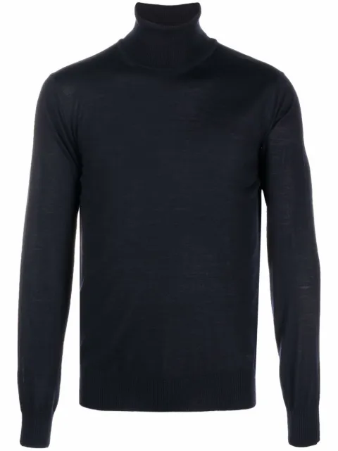 Emporio Armani roll neck knitted jumper Blue 8N1M431M67Z
