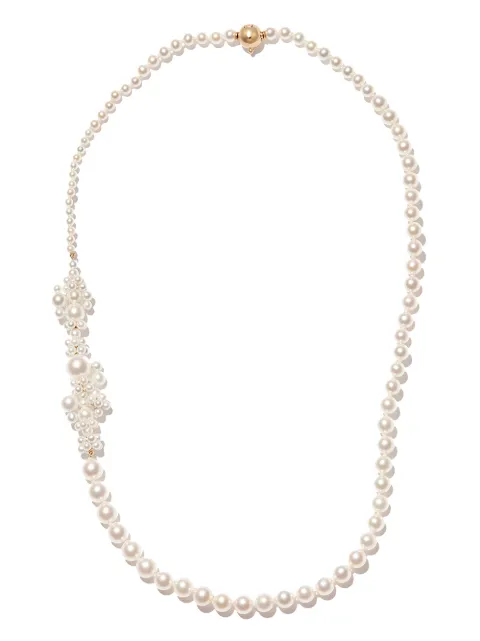 Sophie Bille Brahe 14kt yellow gold Peggy Fontaine pearl necklace Gold CO12PEGFOFW