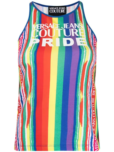 Versace Jeans Couture Pride Project-print vest top Multicolour E71HAM60PEJS035
