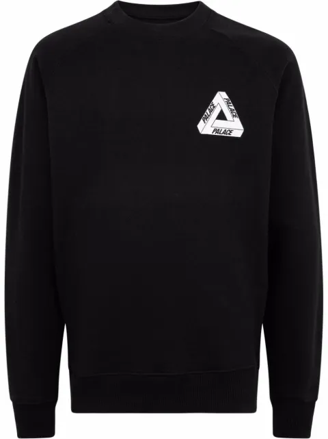 Palace Tri-Ferg crew neck sweatshirt Black PA0091