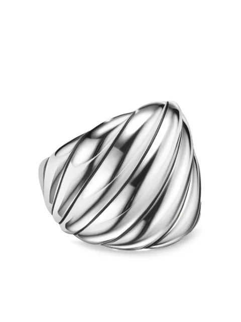David Yurman sterling silver Sculpted Cable ring (21mm) Silver R17163SS