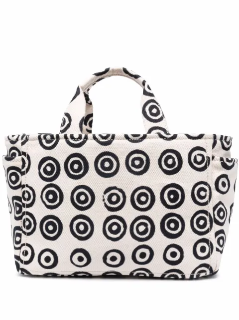 10 CORSO COMO spot-print tote bag White MOD07C