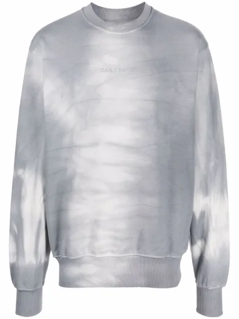 Daily Paper tie-dye print jumper Grey 2121029