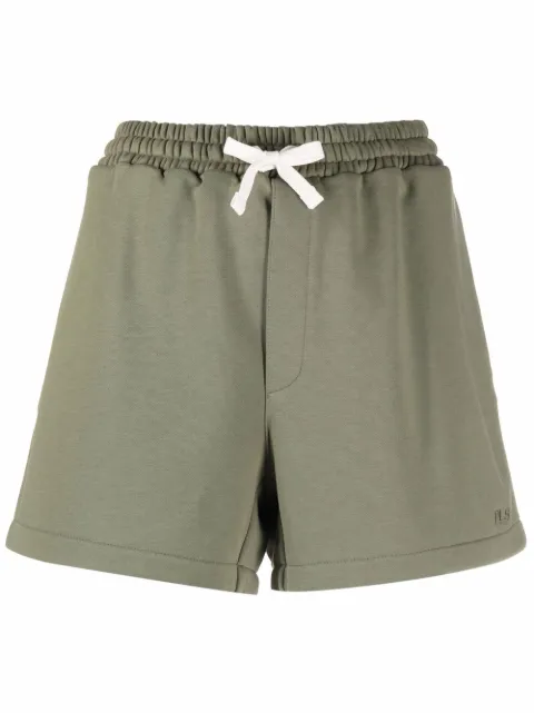 Philosophy Di Lorenzo Serafini drawstring cotton shorts Green AEF212G03175749