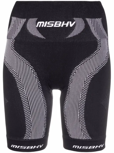 MISBHV printed cycling shorts Black 4021W509