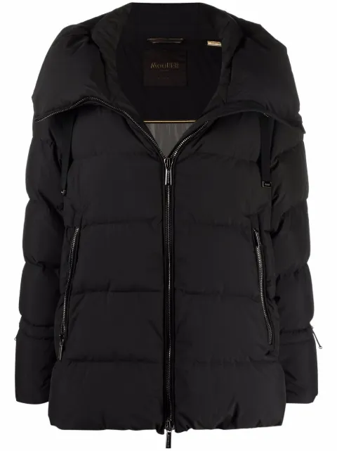 Moorer quilted down-lined padded jacket Black MODPI200001