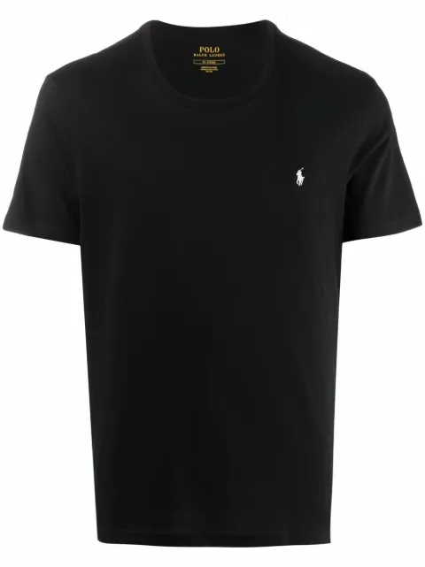 Polo Ralph Lauren Polo Pony-embroidered cotton T-shirt Black 714844756001
