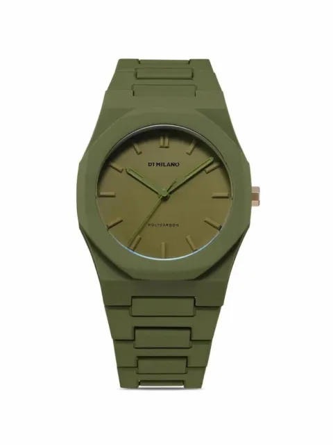 D1 Milano Polycarbon Military Green 40.5mm Green PCBJ22