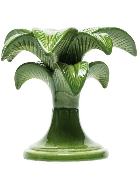 Les-Ottomans palm tree small candle holder Green MAR06