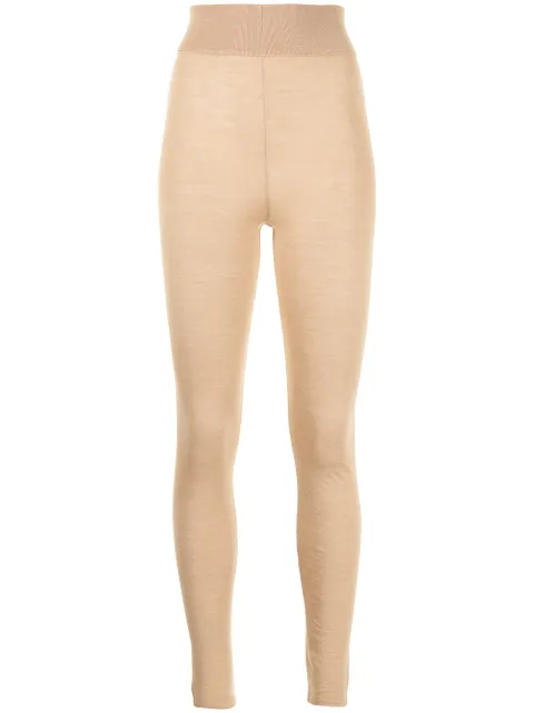 Cashmere In Love Tonya cashmere-knit leggings Brown TONYA
