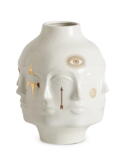 Jonathan Adler Gilded Dora Maar porcelain vase White 27569
