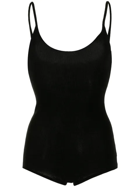 Cashmere In Love Joni fine-knit cashmere bodysuit Black JONI