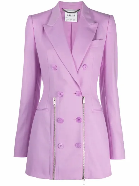 Stella McCartney double-breasted blazer Purple 604213SSA36