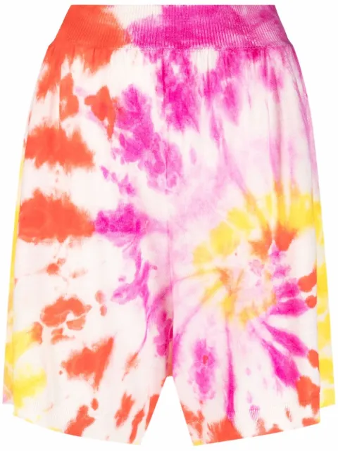 Stella McCartney tie-dye cotton shorts Pink 604369S2300